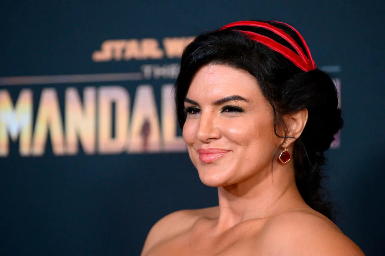 US actress Gina Carano arrives for Disney+ World Premiere of 