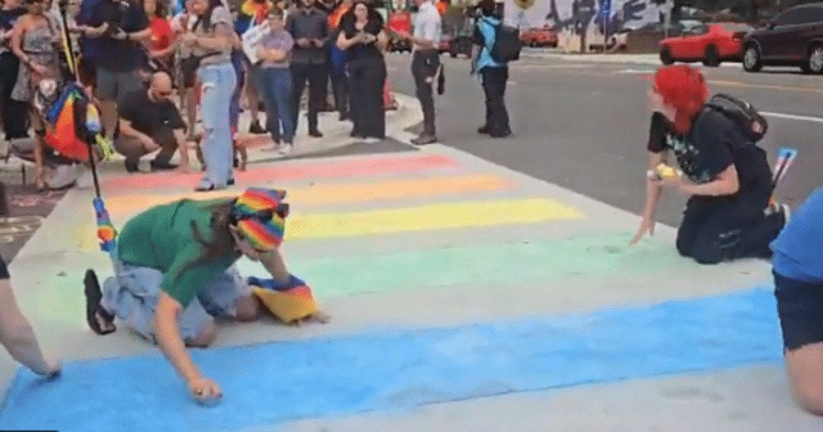 Florida Dems fume after DeSantis removes rainbow crosswalks: ‘You can’t erase us!’