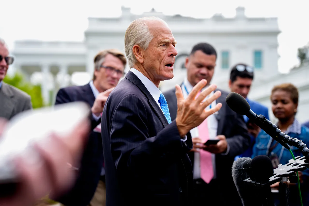 White House Trade Adviser Peter Navarro Speaks To The Press At The White House