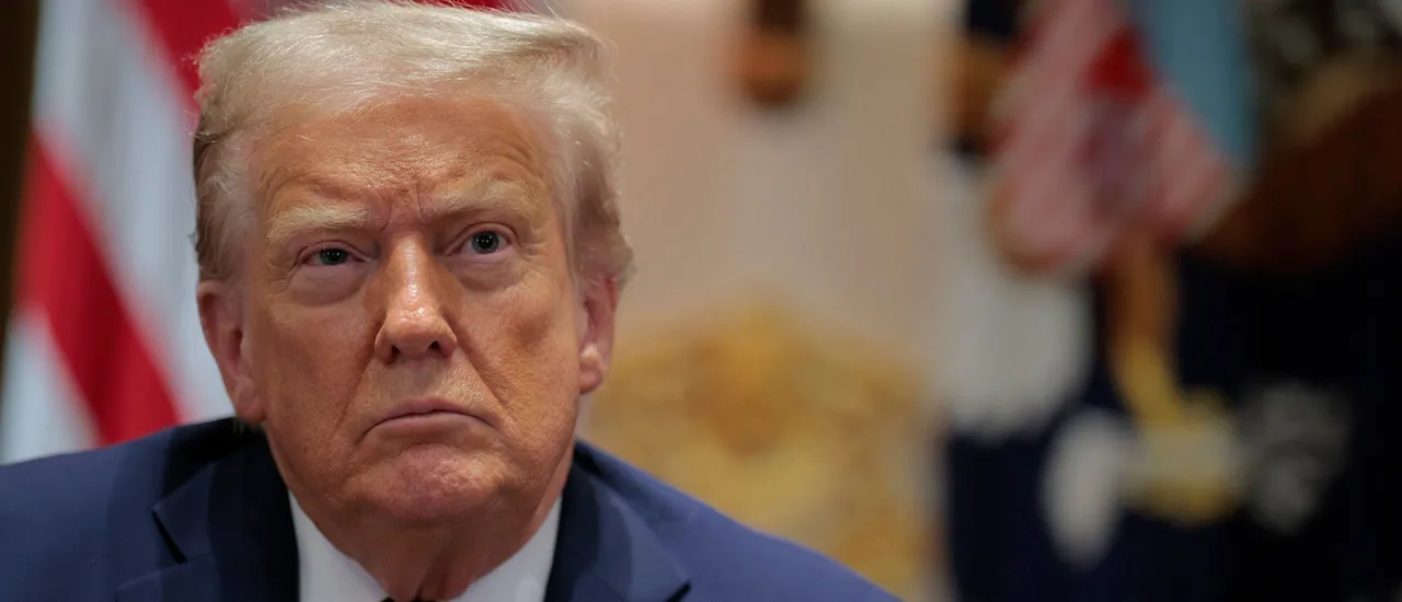 U.S. President Donald Trump attends a cabinet meeting with members of his administration in the Cabinet Room of the White House on August 26, 2025 in Washington, DC. This is the seventh cabinet meeting of Trump's second term. (Photo by Chip Somodevilla/Getty Images)