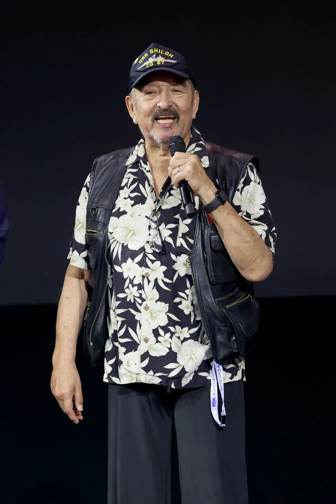 ANAHEIM, CALIFORNIA - SEPTEMBER 10: Graham Greene speaks onstage during D23 Expo 2022 at Anaheim Convention Center in Anaheim, California on September 10, 2022. (Photo by Jesse Grant/Getty Images for Disney)