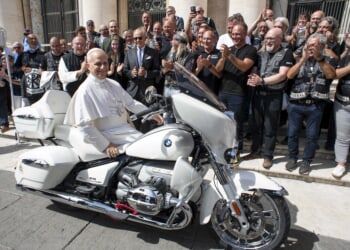 Jesus Bikers rev up support for charity with motorcycle for Pope Leo XIV