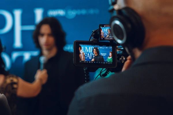 Michael Iskander, the actor who portrays King David in Prime Video's "House of David," at the Sept. 8, 2025, premiere of "Triumph of the Heart." Credit: Nicole Marie Richards