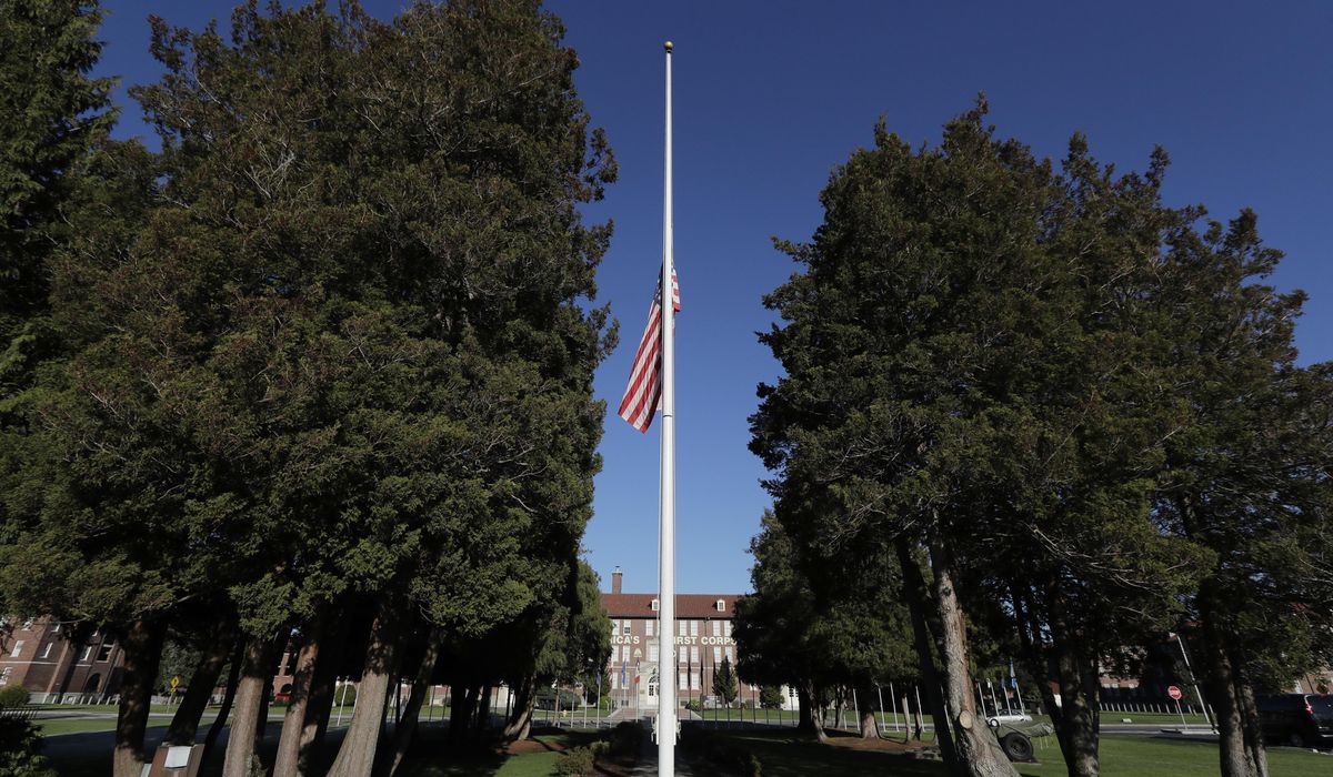 Military helicopter crashes in Washington state