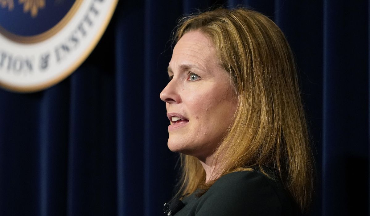 Amy Coney Barrett, Supreme Court justice, tells Texas crowd why Roe v. Wade was wrong
