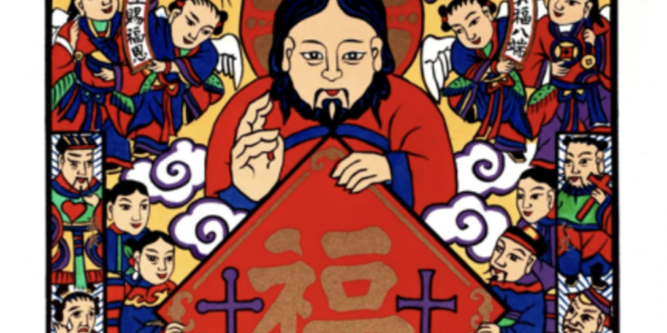 Catholic artist’s Chinese-inspired Christian art on display near the Vatican
