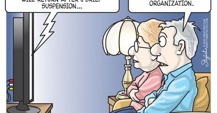 Best political cartoons: Truly a Mickey Mouse organization