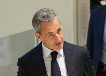 Court sentences ex-French President Nicolas Sarkozy to 5 years in prison in campaign-financing trial