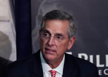 Georgia's Brad Raffensperger labors to turn his clash with Trump into an advantage in GOP primary