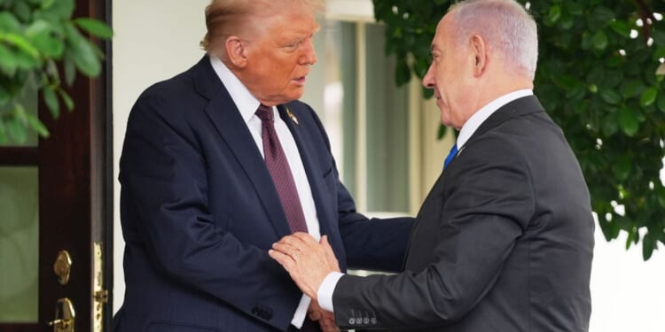 Trump greets Netanyahu at White House to discuss Gaza ceasefire