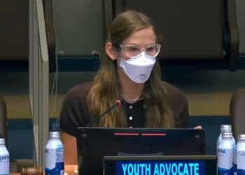 Ben Affleck and Jennifer Garner daughter advocates to the UN that mask mandates need to continue