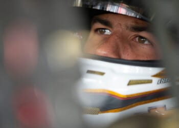 Bubba Wallace Furious After Denny Hamlin Contact Wrecks Him In Kansas Speedway Finale [WATCH]