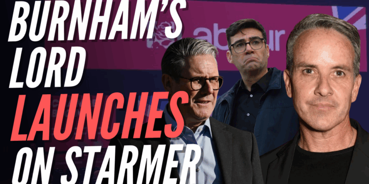 Burnham Ally Sacha Lord Slams Starmer's 'Disaster' Leadership – Guido Fawkes
