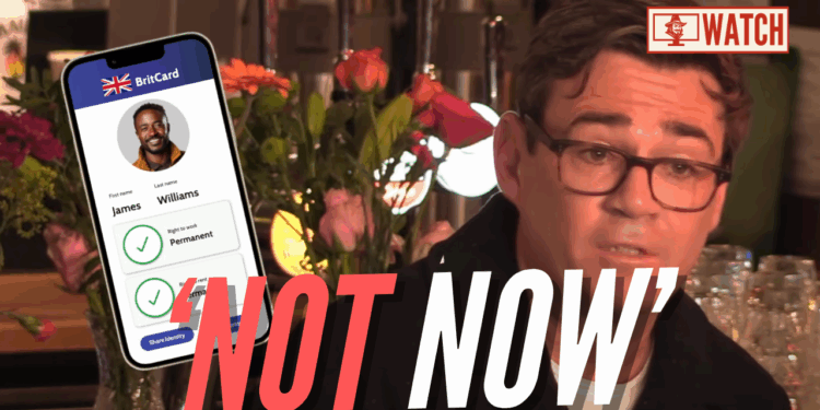 Burnham Says No to Digital ID Cards – Guido Fawkes