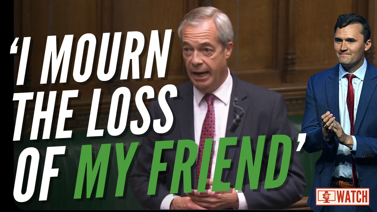 Farage Pays Tribute to Charlie Kirk – Guido Fawkes