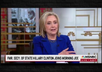 Hillary Clinton’s MSNBC Rant Targeting White Christian Men Sparks Outrage
