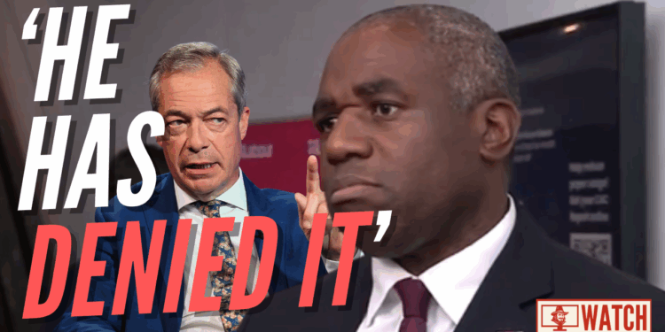 It Takes Lammy Only Three Hours to Retract Farage 'Hitler Youth' Claims – Guido Fawkes