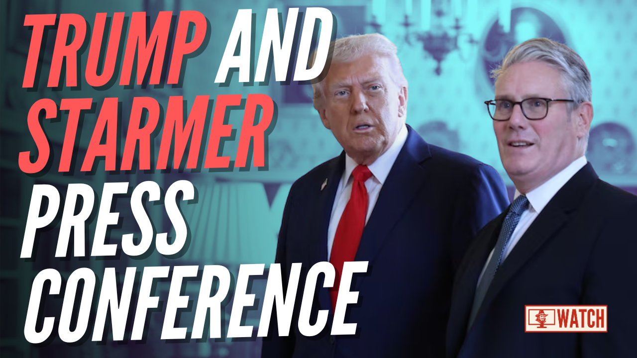 LIVE: Trump and Starmer Host Chequers Press Conference