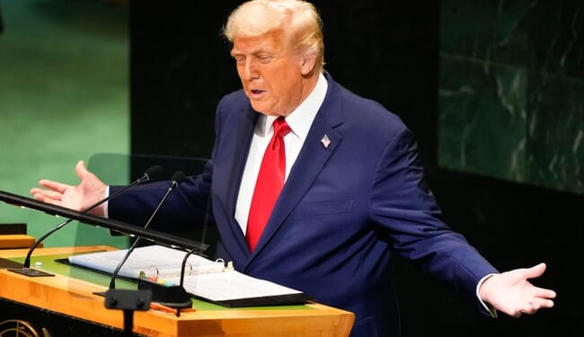 Listen to a SHOCKED UN After Trump Condemns Palestinian State and Demands Hamas RELEASE Hostages (Watch) – Twitchy