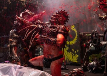 Musk and Trump Caricatures 'Assassinated' by Heavy Metal Band Gwar in Chicago [WATCH]