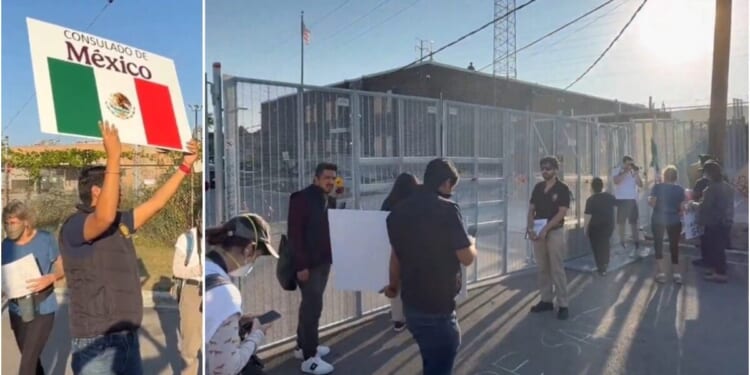 Outrage after members of the Mexican Consulate taunt agents at ICE facility