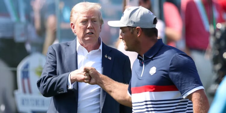 Ryder Cup Crowd Goes Ballistic For President Trump In Glorious Appearance