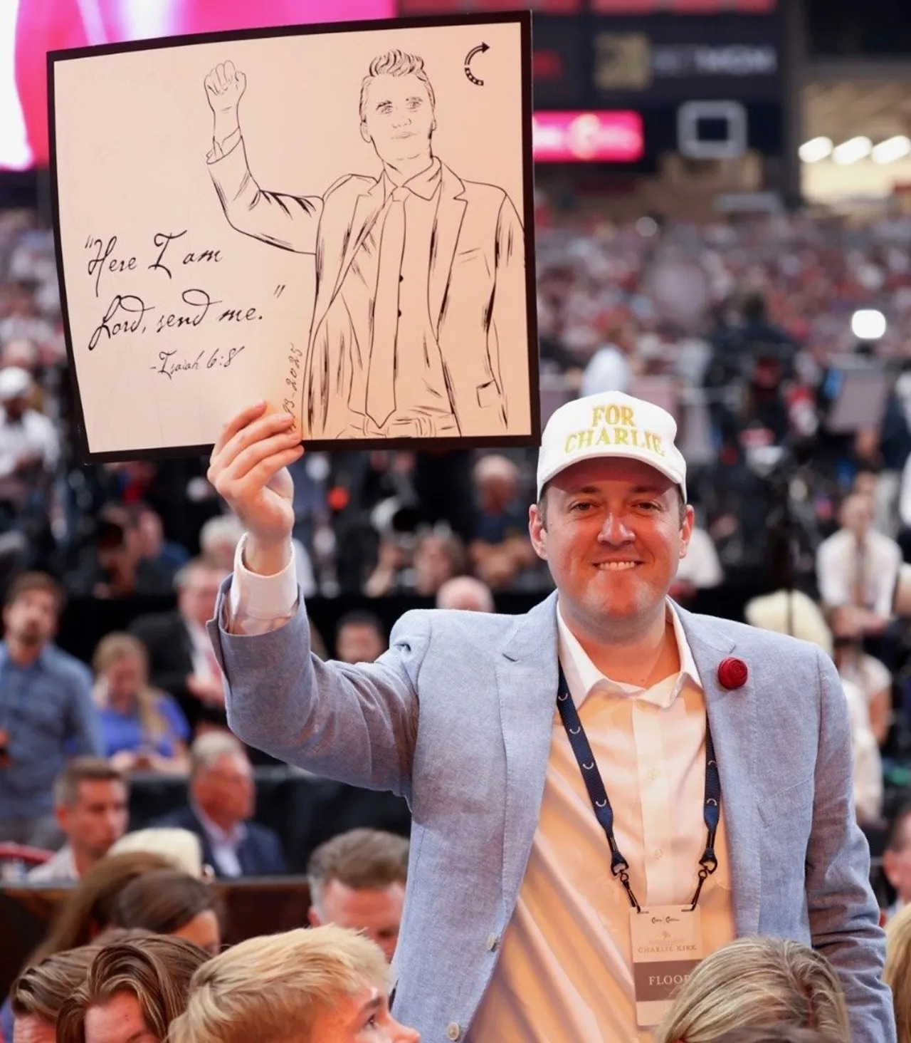 Cliff Maloney at Kirk's Arizona memorial service [Obtained by the DCNF]