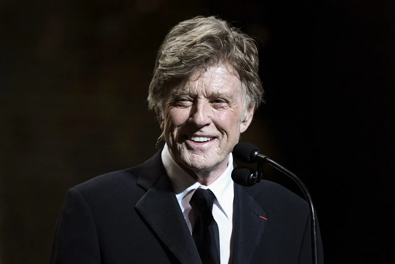 US actor and director Robert Redford reacts after receiving the Honor award during the 44th edition of the Cesar Film Awards ceremony at the Salle Pleyel in Paris on February 22, 2019. (Photo by Bertrand GUAY / AFP) (Photo by BERTRAND GUAY/AFP via Getty Images)