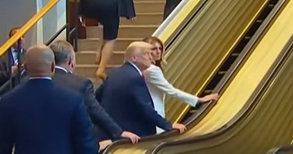 Trump says the broken UN escalator could have gravely injured him and Melania