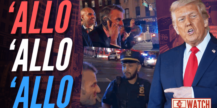 WATCH: Macron Blocked in New York by Trump Motorcade