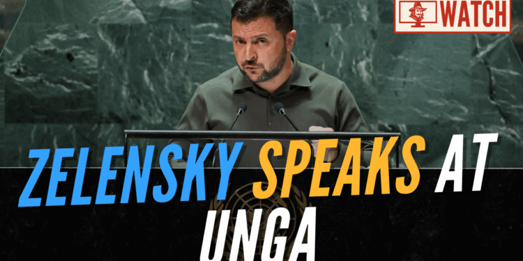 WATCH: Zelensky Delivers Address to United Nations