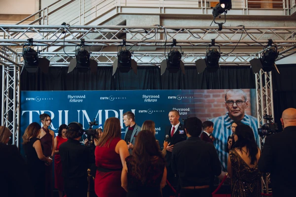The red carpet at the premiere of 