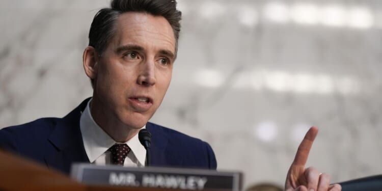 Tensions flare between Josh Hawley and former Biden staffer over defunding police stance