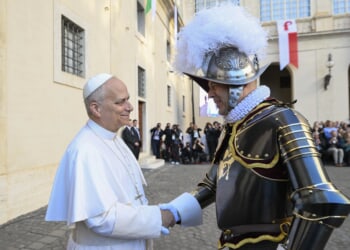 Pope Leo XIV attends swearing-in of Swiss Guard, first for a pope in nearly 60 years