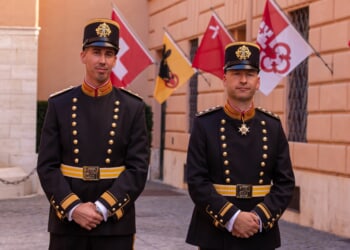 Swiss Guards, protectors of the pope, don new uniforms