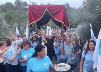 Thousands join procession in Lebanon in honor of humble priest up for sainthood