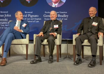 Bishop Thomas John Paprocki, others talk faith formation of Catholic lawyers at Ave Maria conference