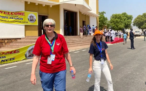 Sister Orla Treacy during a nine-day “Walking for Peace” pilgrimage organized by the Diocese of Rumbek. Credit: ACI Africa
