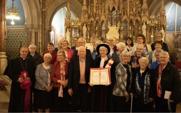 St. Patrick’s Pontifical University confers a theology doctorate on Sister Orla Treacy for her work with young women in Sudan. Credit: St. Patrick's Pontifical University, Maynooth