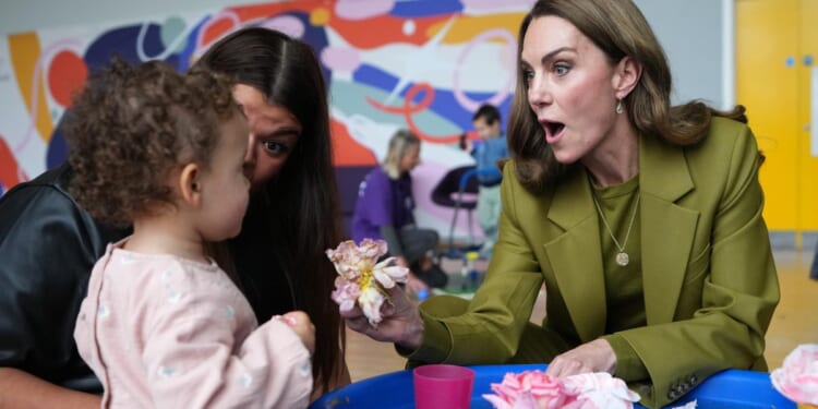 Kate, the princess of Wales, suggests parents should put down the phone to combat social discontent