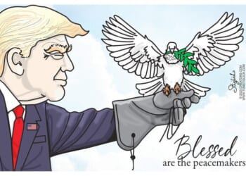 Best political cartoons of the week: Trump the peacemaker