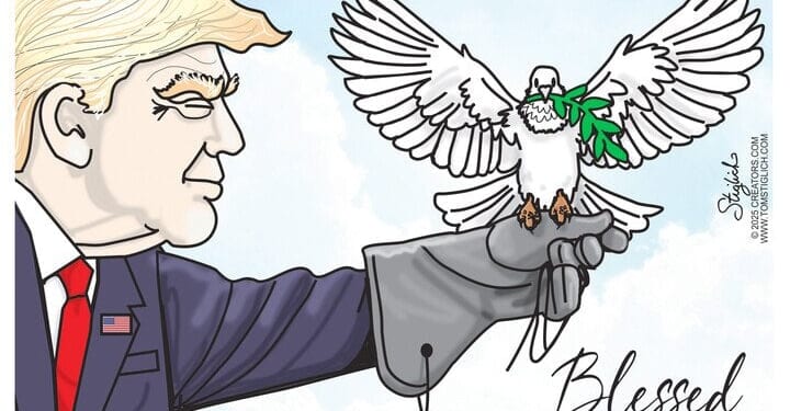 Best political cartoons of the week: Trump the peacemaker