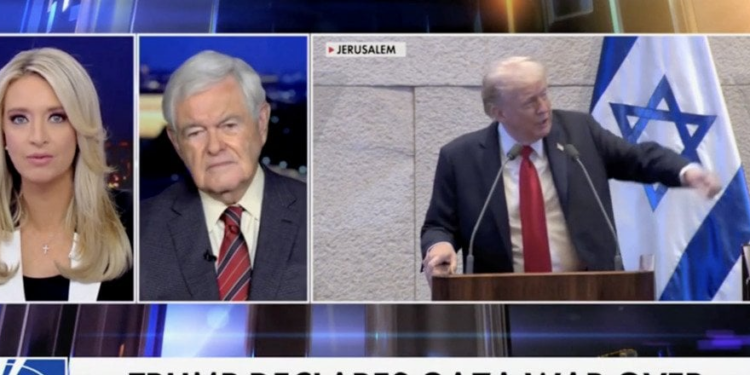 Newt Gingrich offers blunt words to fmr Biden officials who claim Trump ‘built on’ their Israel-Hamas plan