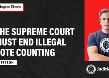 The Supreme Court must end illegal vote counting