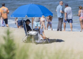 Commander-in-Chief, Comedian-in-Chief, Too Busy Owning Libs to Lounge on the Beach Like Sleepy Joe – Twitchy