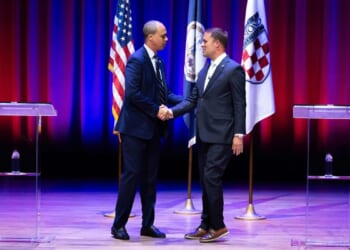 Text message scandal, Trump loom large in Virginia attorney general debate