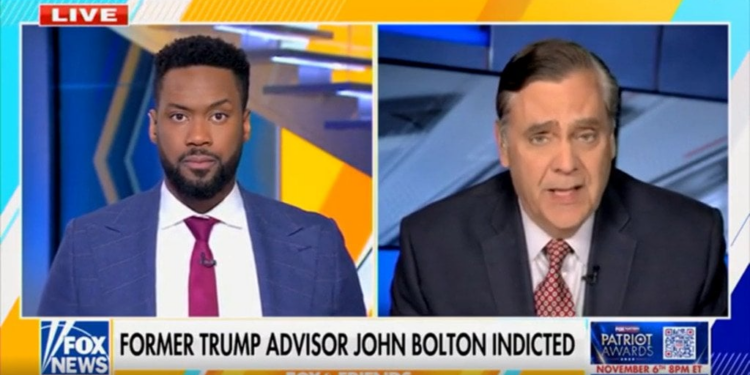 Jonathan Turley lays out ‘very damning’ details of John Bolton indictment