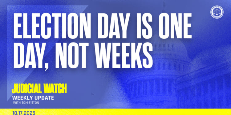 Election Day is One Day, Not Weeks