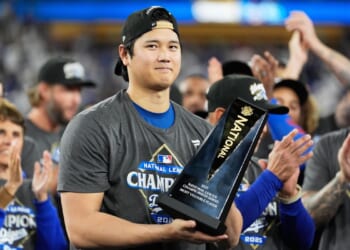 Ohtani puts on 2-way Sho for the ages with 3 homers and 10 Ks to lead Dodgers back to World Series
