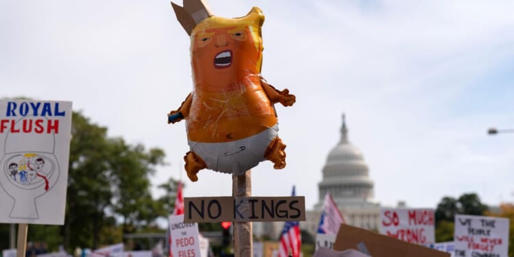 Speaker Johnson rips 'No Kings' rallies: if Trump were a king, things would be different